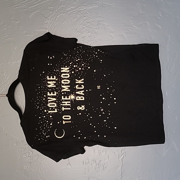 Victoria's Secret T-Shirt 'Love Me To the Moon and Back' EUC - Picture 1 of 6